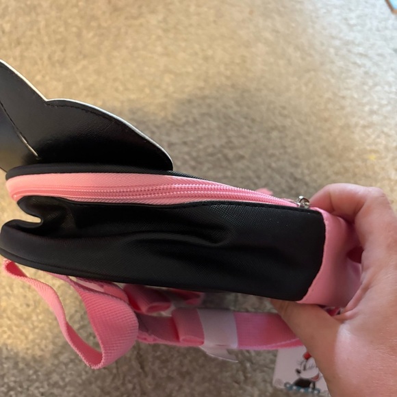 Minnie Mouse Pink Kids Backpack Mini Back Pack Book Bag W/ Coin Purse Disney - Picture 5 of 6